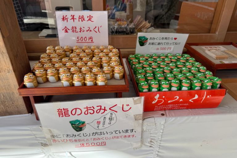 新年限定金龍おみくじ