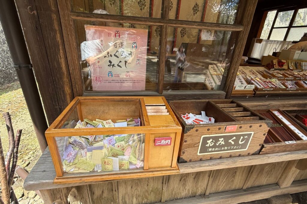 運勢を占う通常みくじと、縁起物入りのふくろうみくじ