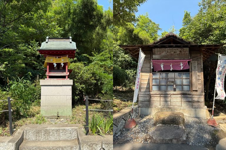 稲荷社と子安神社