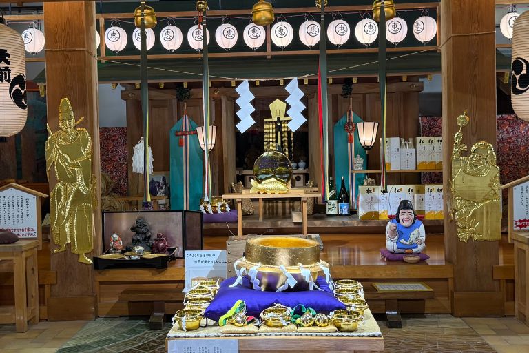 恵比寿柱と大国柱