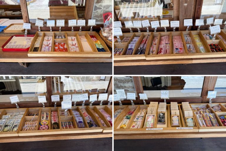 大前神社で授与されている多くのお守り