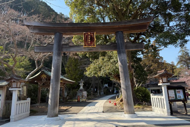 高麗神社の二ノ鳥居